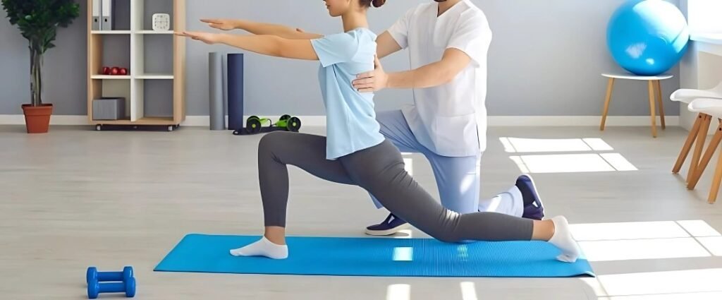 Lady Exercising